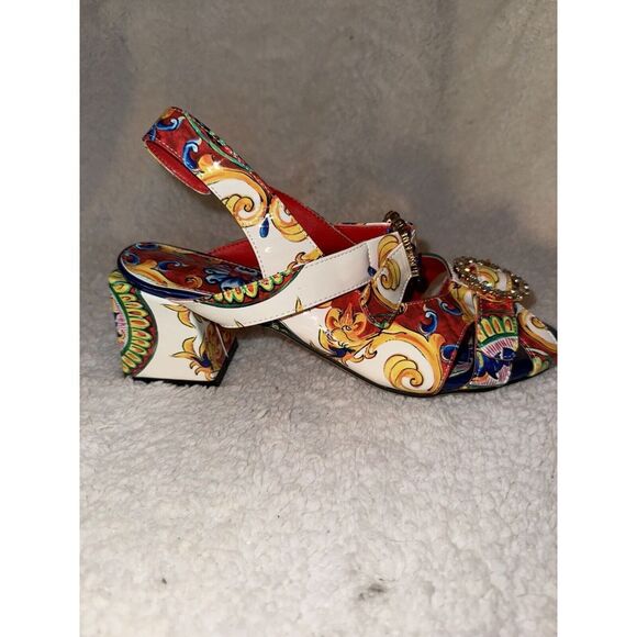 Summer Rio Multicolor Jewel-Embellished Heels - Picture 8 of 8